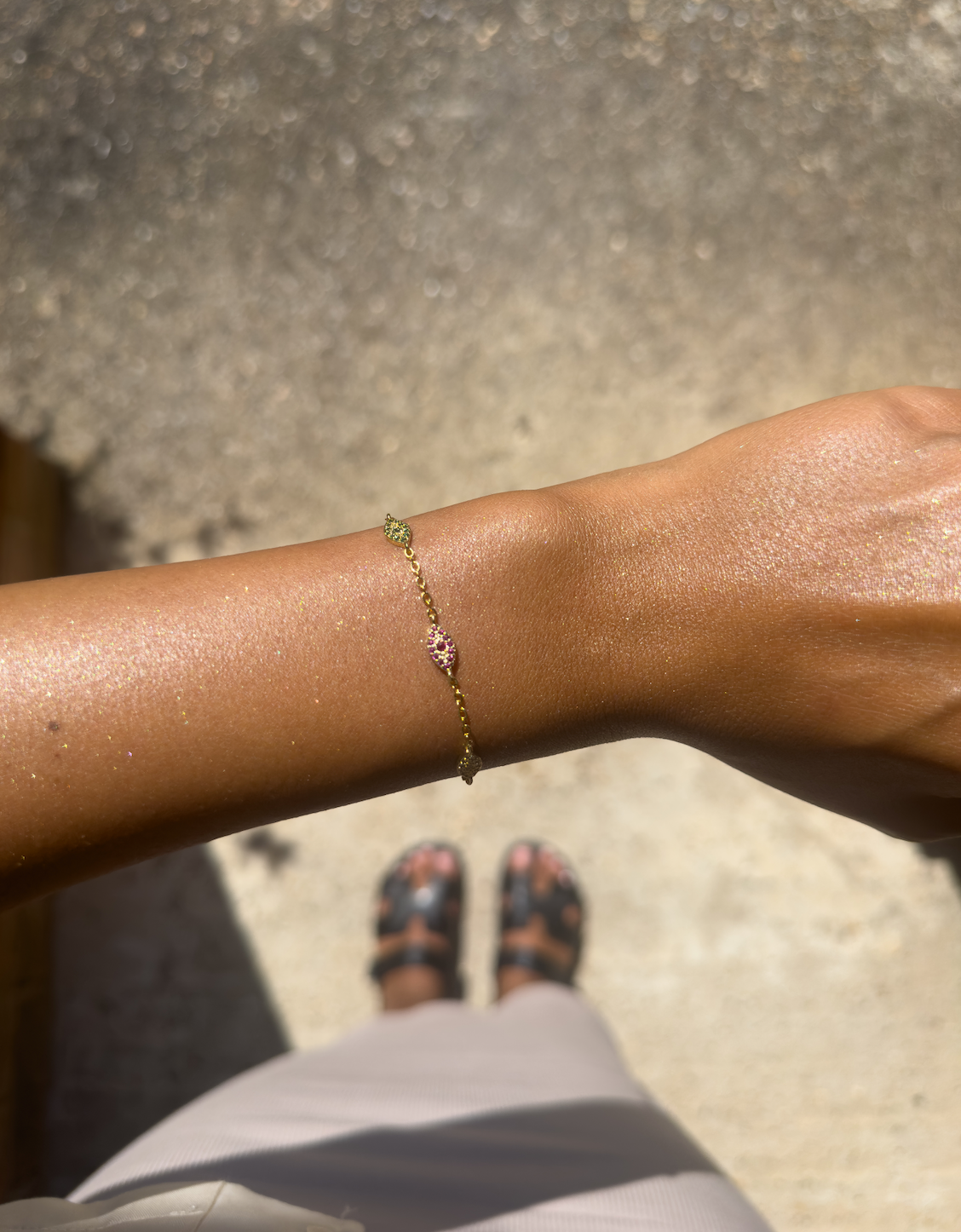 Multi Colour Eye Bracelet