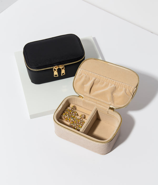 Faux Leather Jewellery Case - House of Bijoux